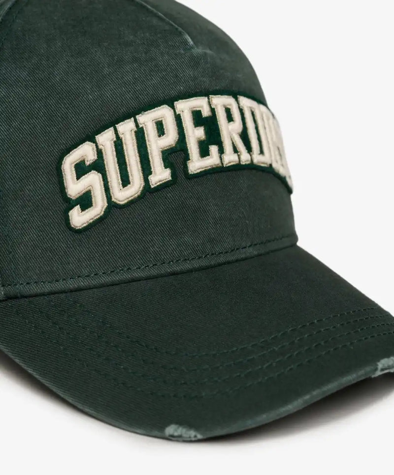 Superdry Mens Varsity Logo Trucker Cap Academy Green Northern Ireland