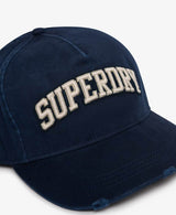 Superdry Mens Varsity Logo Trucker Cap Deep Navy/Ecru Northern