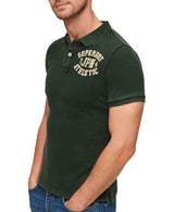 Superdry Mens Vintage Athletic Polo Shirt Enamel Green Northern