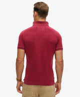 Superdry Mens Vintage Athletic Polo Shirt Rich Burgundy Northern