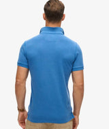Superdry Mens Vintage Athletic Polo Shirt Voltage Blue Northern