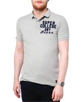 Superdry Mens Vintage Athletic Polo Vintage Sweat Grey Marl Northern