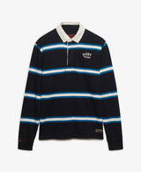 Superdry Mens Vintage Athletic Rugby Top Navy Stripe Northern Ireland