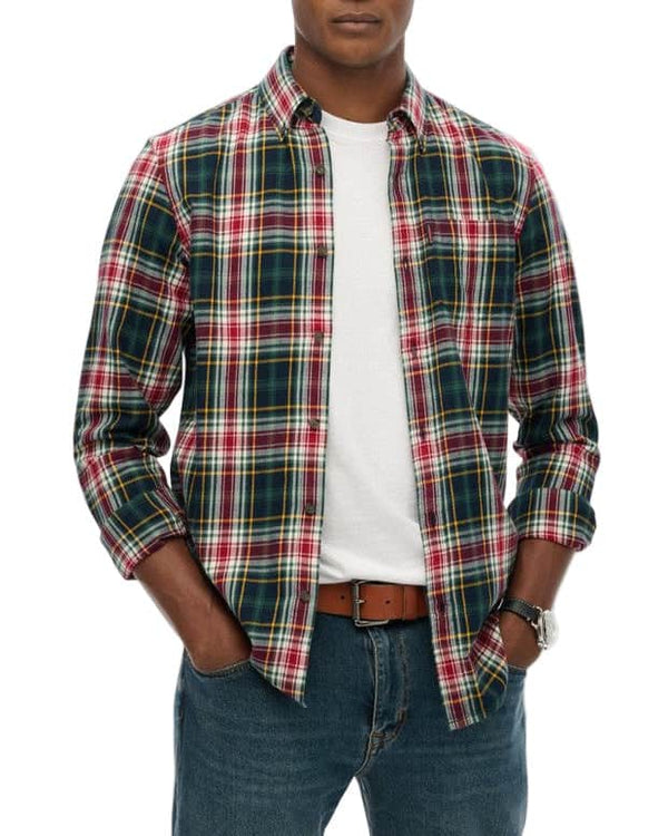Superdry Mens Vintage Check Shirt Grace Check Green Northern Ireland