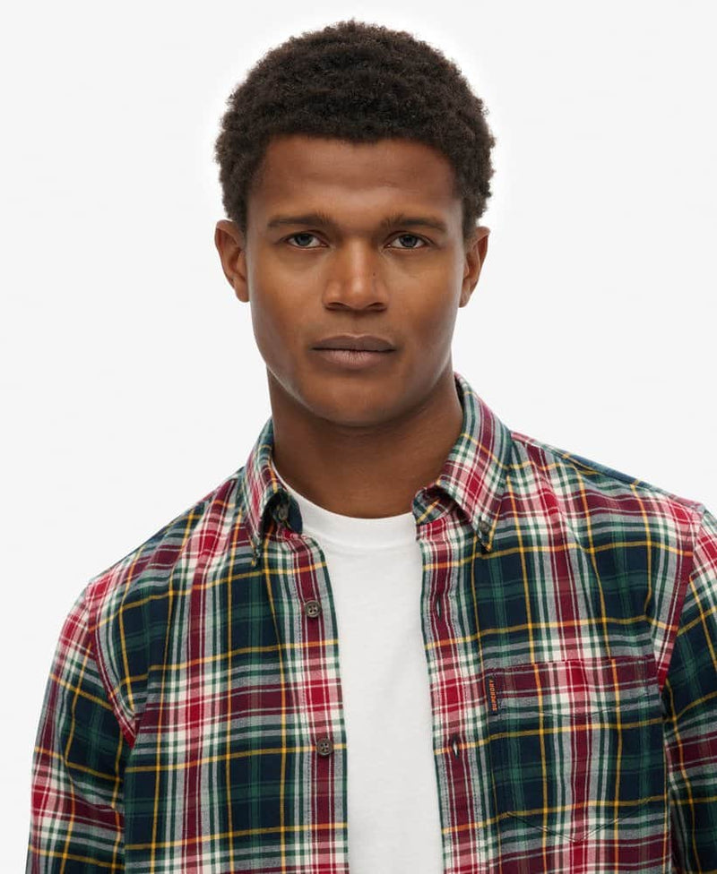 Superdry Mens Vintage Check Shirt Grace Check Green Northern Ireland