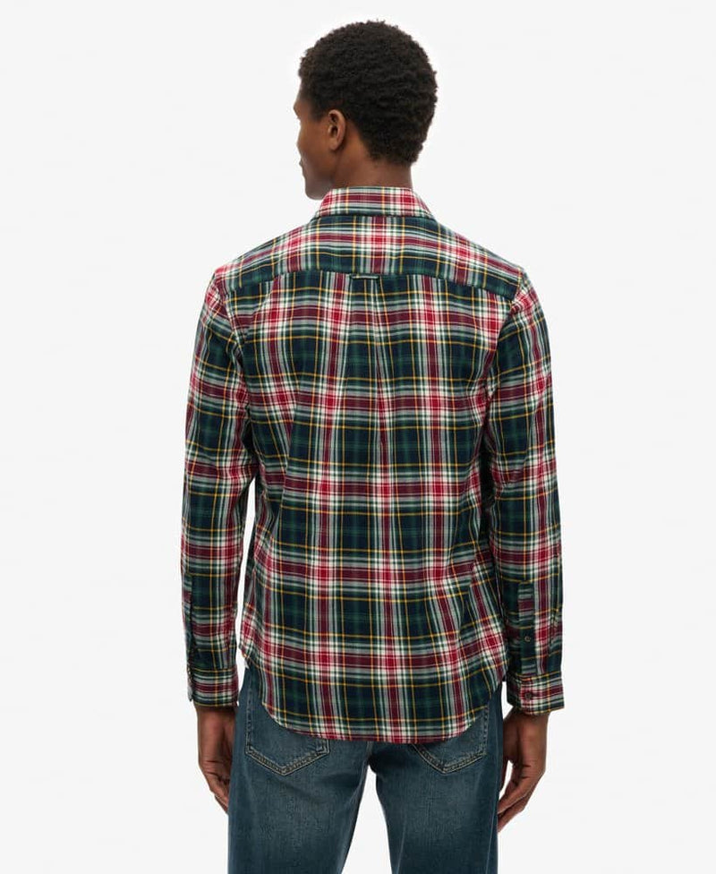 Superdry Mens Vintage Check Shirt Grace Check Green Northern Ireland