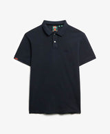 Superdry Mens Vintage Destroy Polo Shirt Eclipse Navy Northern