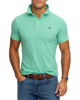 Superdry Mens Vintage Destroy Polo Shirt Spring Bud Green Northern