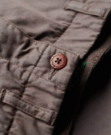 Superdry Mens Vintage International Chino Shorts Washed Grey Northern