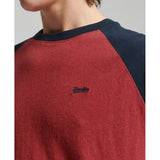 Superdry Men’s Vintage Logo Baseball T-Shirt Hike Red Ballynahinch