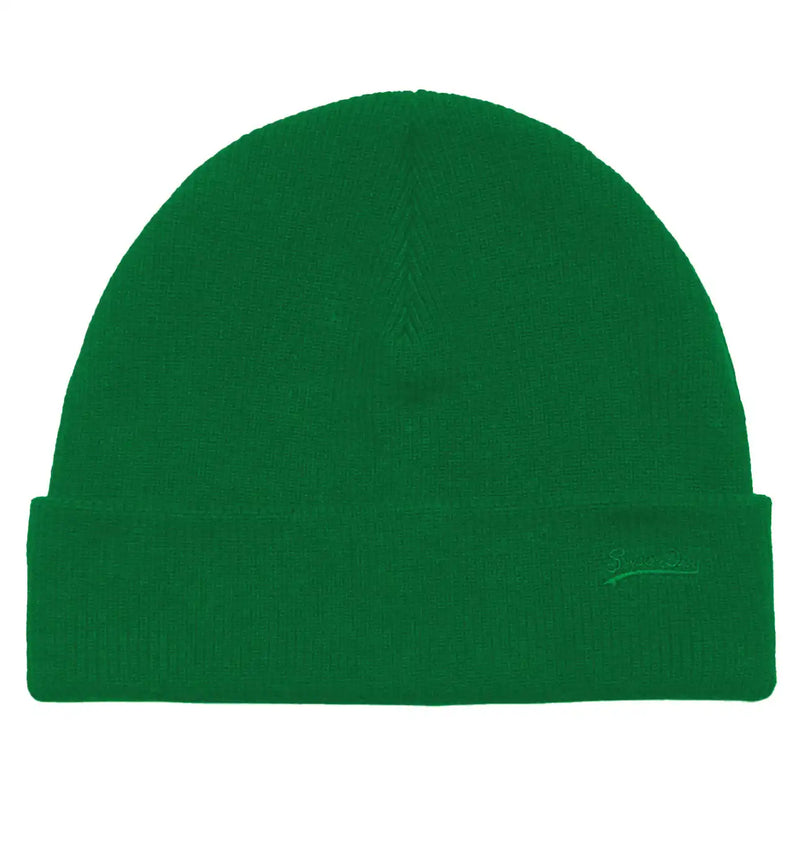 Superdry Mens Vintage Logo Classic Beanie Dark Green Northern Ireland