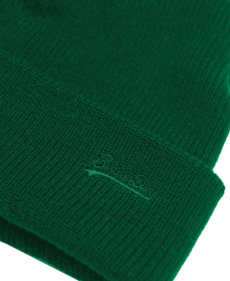 Superdry Mens Vintage Logo Classic Beanie Dark Green Northern Ireland