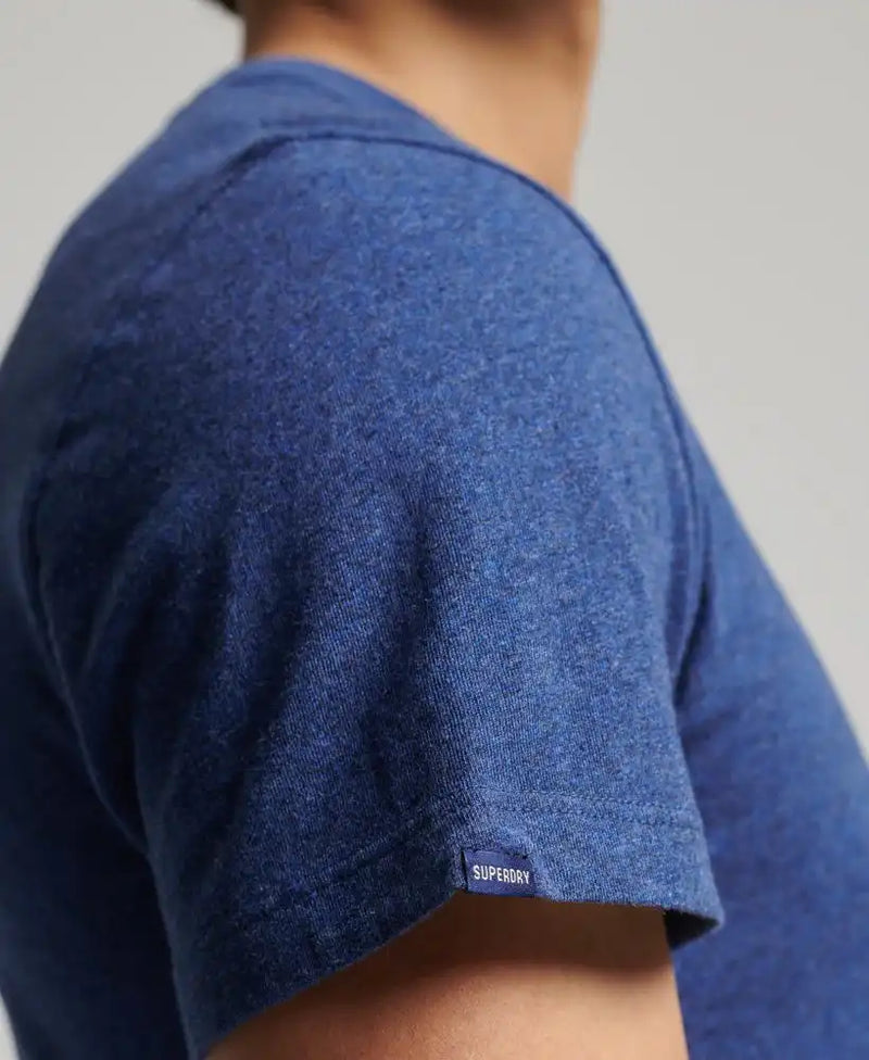 Superdry Vintage Logo Embroidered T-Shirt Bright Blue - 