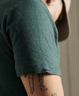 Superdry Vintage Logo Embroidered T-shirt - Buck Green Marl