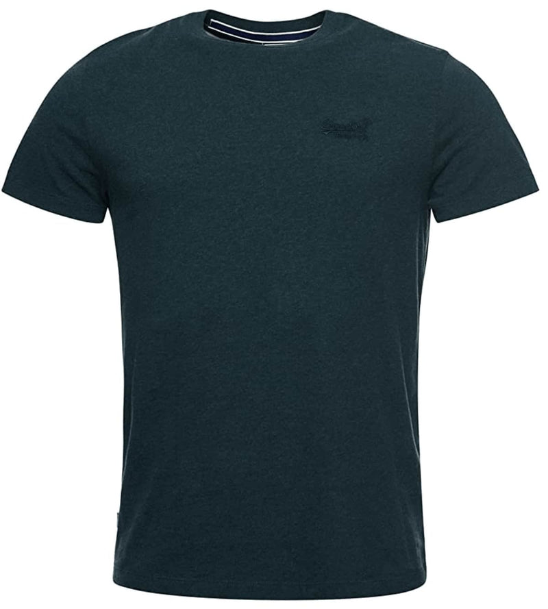 Superdry Vintage Logo Embroidered T-shirt - Buck Green Marl