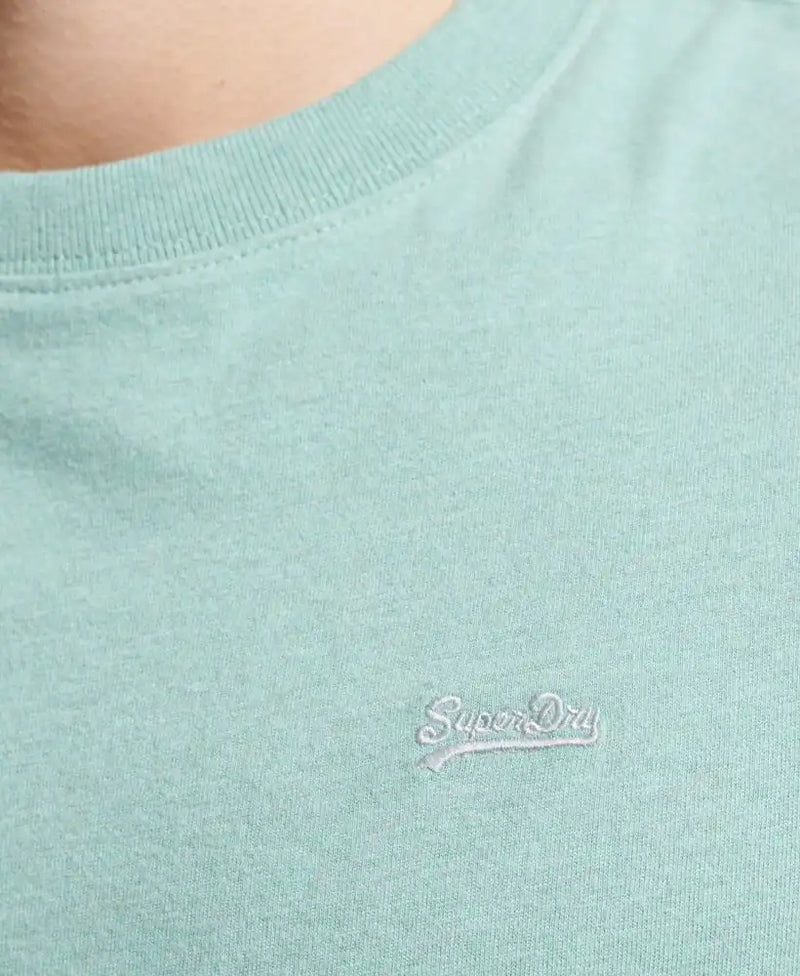 Superdry Men’s Vintage Logo Embroidered T-Shirt Sage Marl Ballynahinch