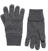 Superdry Vintage Logo Gloves - Rich Charcoal