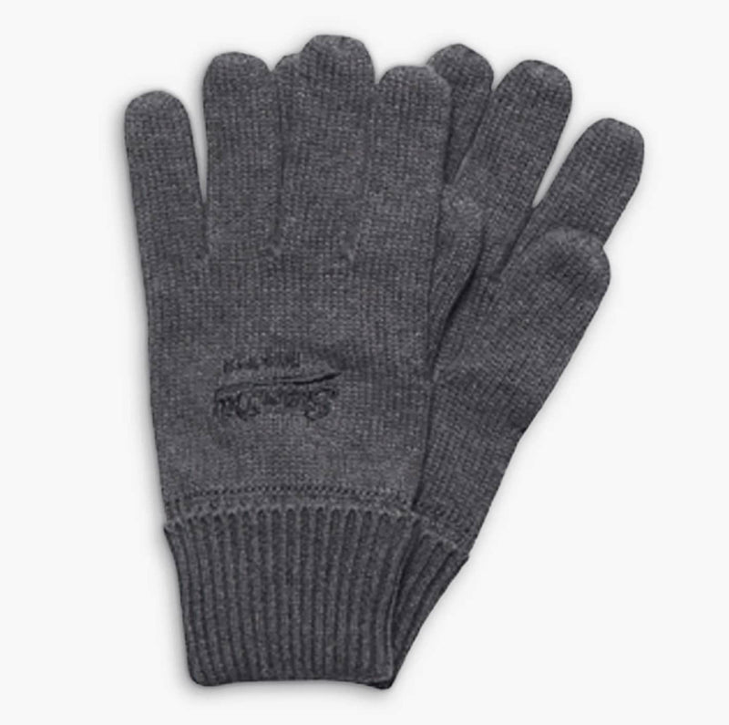 Superdry Vintage Logo Gloves - Rich Charcoal