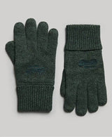 Superdry Mens Vintage Logo Gloves Rich Khaki Grit Ballynahinch