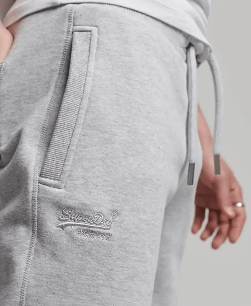 Superdry Men's Vintage Logo Jersey Sweat Shorts Glacier Grey