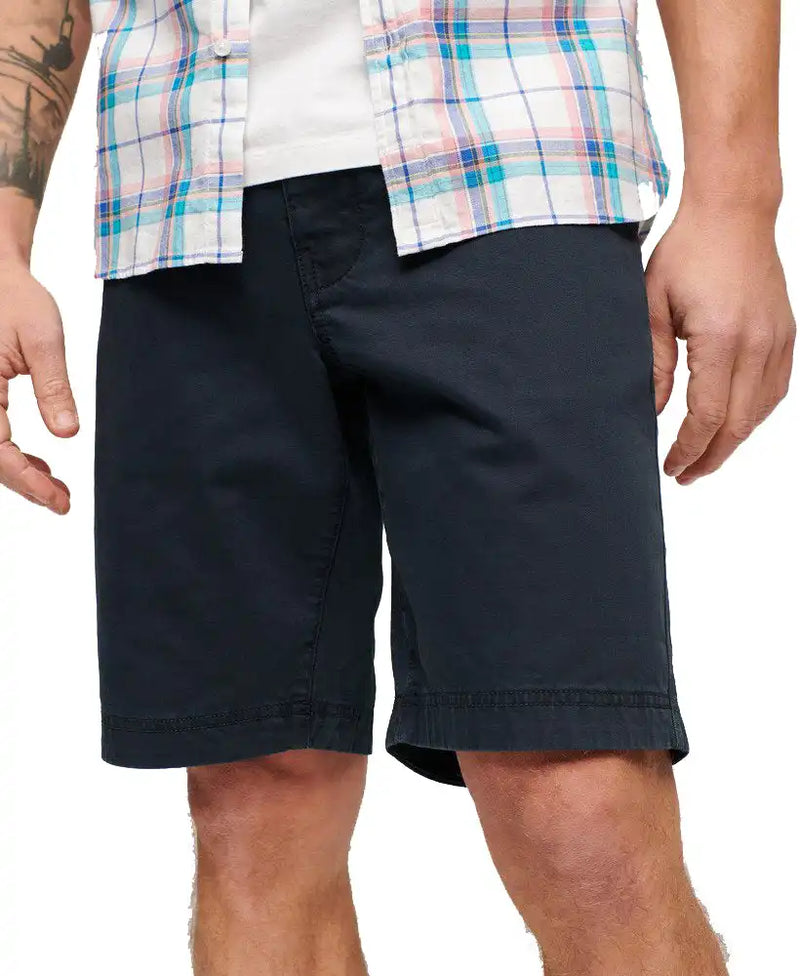 Superdry Men’s Vintage Officer Chino Shorts Eclipse Navy Northern