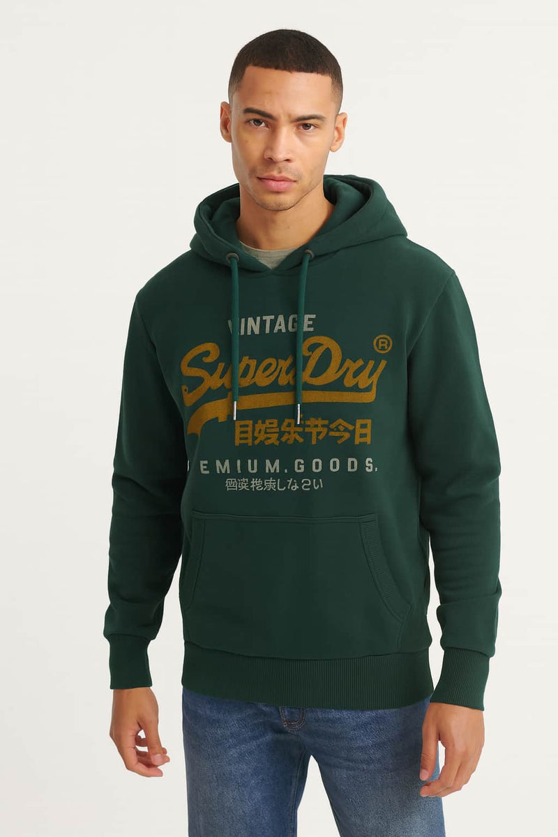 Superdry Mens VL Duo Hoodie Enamel Green Northern Ireland Belfast