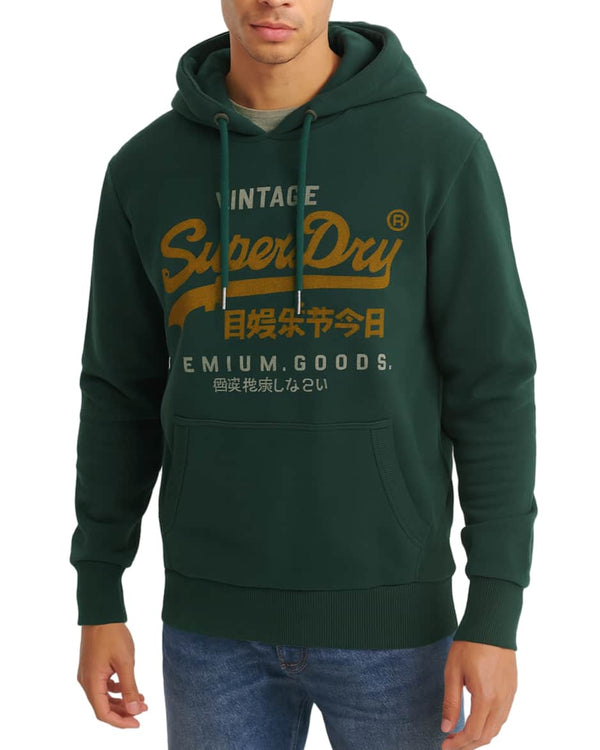Superdry Mens VL Duo Hoodie Enamel Green Northern Ireland Belfast