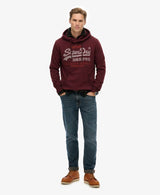 Superdry Mens VL Duo Hoodie Port Red Northern Ireland Belfast