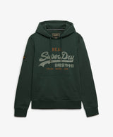 Superdry Mens VL Heritage Hoodie Denver Green Marl Northern Ireland