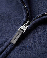 Superdry Mens Vintage Embroidered Henley Jumper Bright Blue Northern