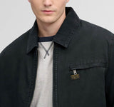 Superdry Mens Workwear Ranch Jacket Jet Black Northern Ireland Belfast