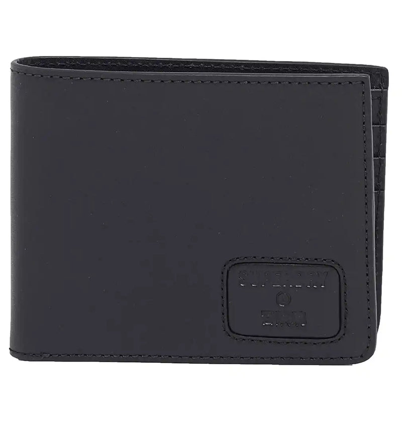 Superdry - NYC - Bifold Leather Wallet - Black