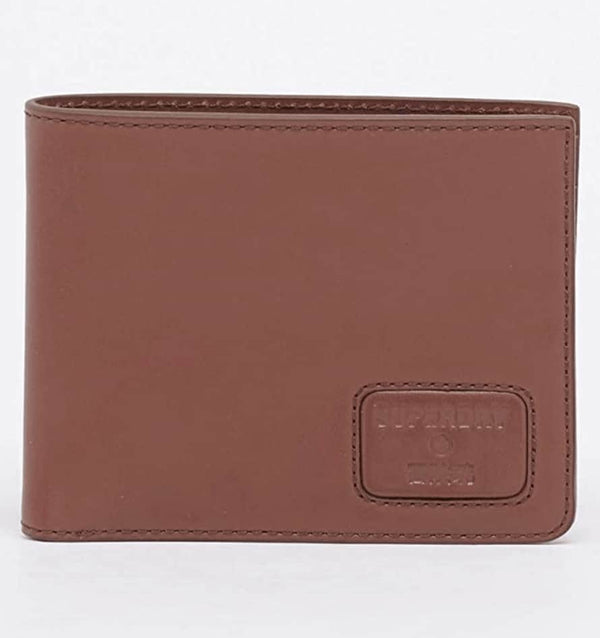 Superdry - NYC - Bifold Leather Wallet - Tan