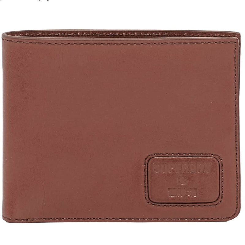Superdry - NYC - Bifold Leather Wallet - Tan