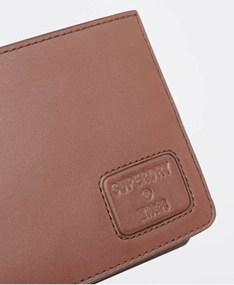 Superdry - NYC - Bifold Leather Wallet - Tan