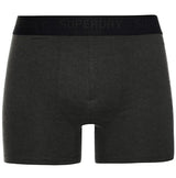 Superdry Organic Cotton Classic 3 Pack Boxers - Black/Olive/Grey