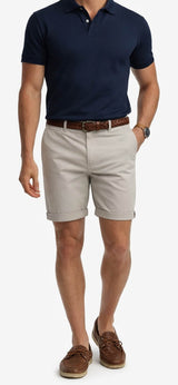 Superdry Premium Regular Chino Shorts Rainy Day Grey Northern Ireland