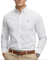 Superdry Preppy Oxford Long Sleeve Shirt Classic Blue/Optic Stripe