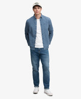 Superdry Preppy Poplin Men’s Long Sleeve Shirt Glen Blue Check