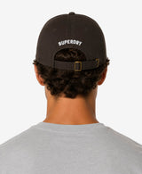 Superdry SDCo Embroidered Baseball Cap Vintage Black Northern Ireland