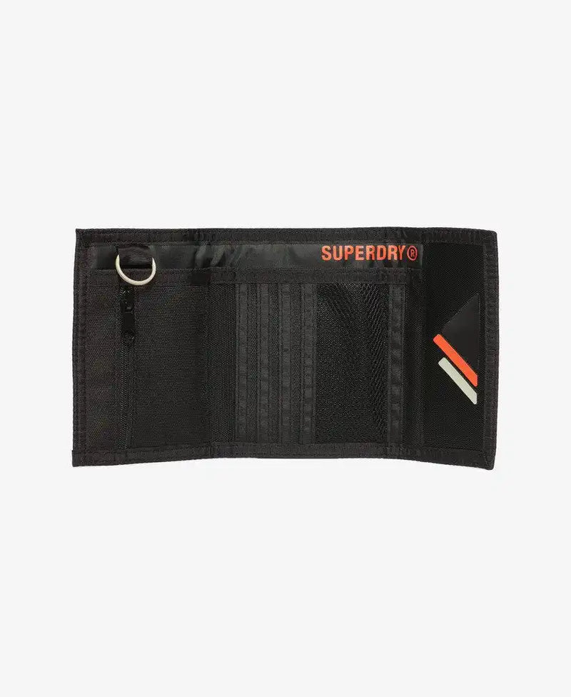 Superdry Tarp Tri-Fold Wallet Black Northern Ireland Belfast