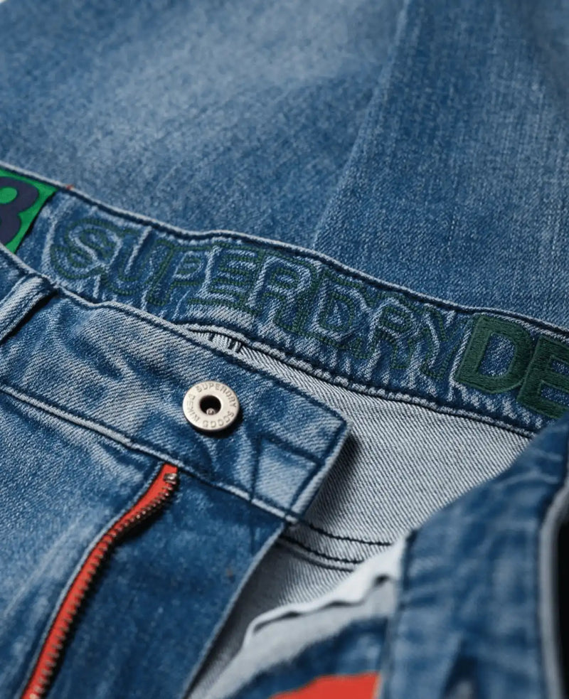 Superdry - Tyler Slim Jeans - Tunstall Mid Blue.