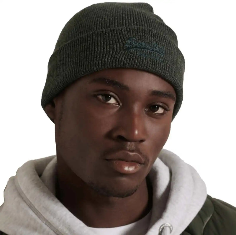 Khaki best sale beanie hat