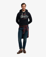 Superdry Vintage Logo Classic Hoodie Eclipse Navy Northern Ireland