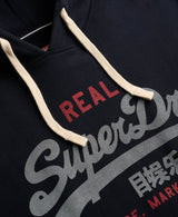 Superdry Vintage Logo Classic Hoodie Eclipse Navy Northern Ireland