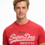 Superdry Vintage Logo Classic T-Shirt Base Red Northern Ireland