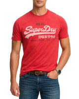 Superdry Vintage Logo Classic T-Shirt Base Red Northern Ireland