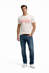 Superdry Vintage Logo Classic T-Shirt Soft White Northern Ireland