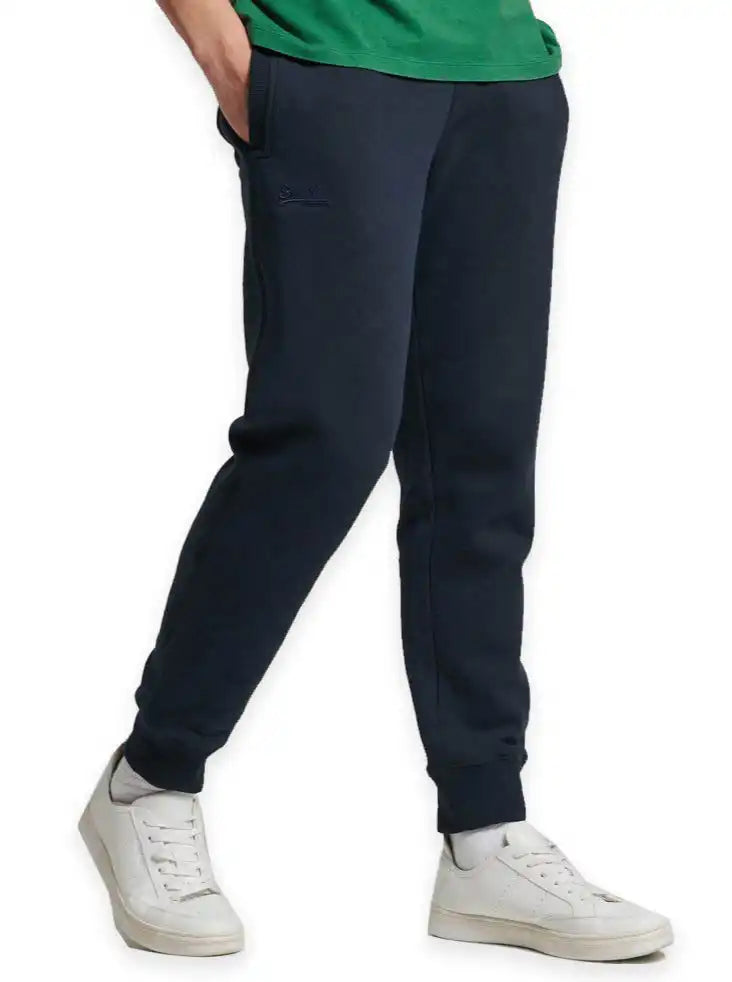 Superdry Vintage Logo Embroidered Joggers Rich Navy