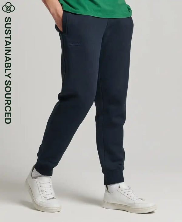 Superdry Vintage Logo Embroidered Joggers Rich Navy